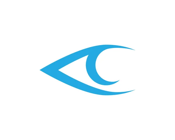 ベクトル – Eye Careロゴベクトル — ストックベクタ