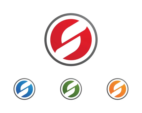 S Buchstabe Logo, Volumen-Symbol-Design-Vorlage Element — Stockvektor