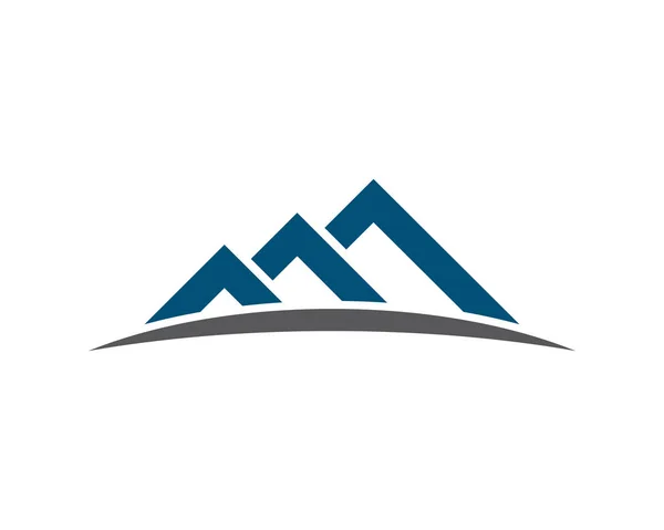 High Mountain ícone logotipo do modelo de negócio Vector —  Vetores de Stock