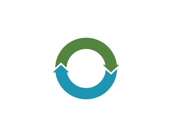 Icono de ilustración de vector de flechas Logo Diseño de plantilla — Vector de stock
