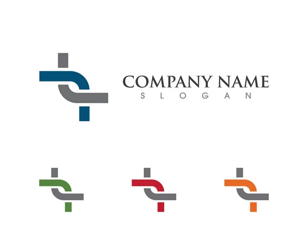 Empresa empresa abstracta imagen vector logo design template — Vector de stock
