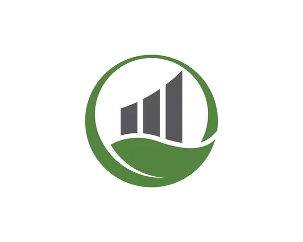 Logotipo financiero — Archivo Imágenes Vectoriales