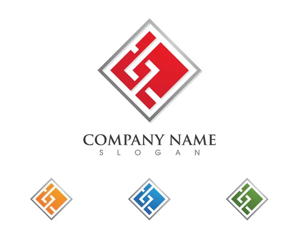 Business Corporate abstraktní jednota vektor logo design šablony — Stockový vektor