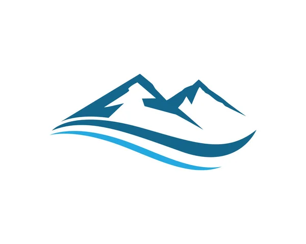 Mountain logo and symbols vector template — Stock Vector