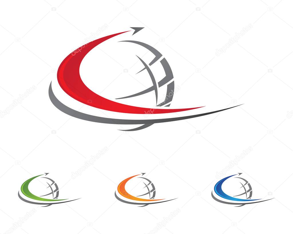 Faster Logo Template vector icon illustration design