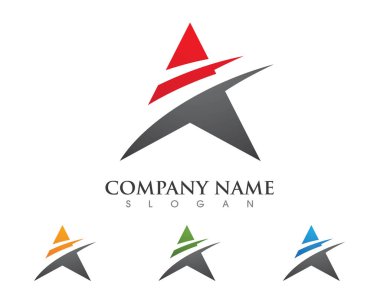 Bir Harf Logosu İş Şablonu Vektör simgesi