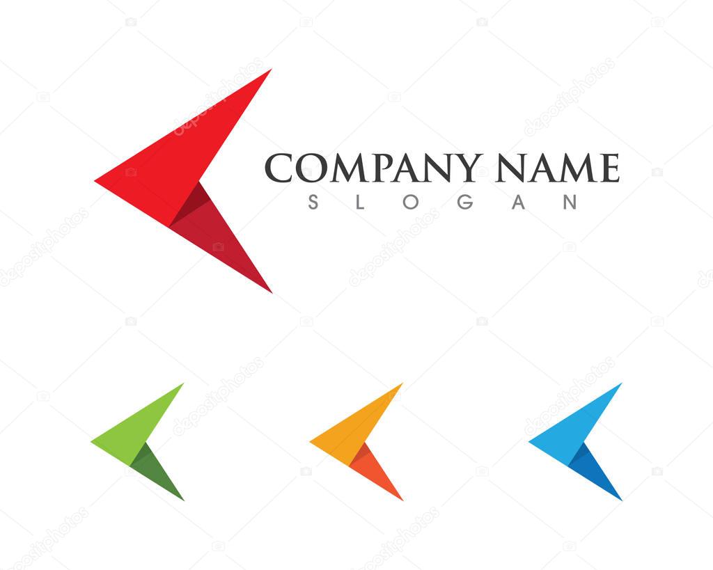 Arrows vector illustration icon Logo Template design
