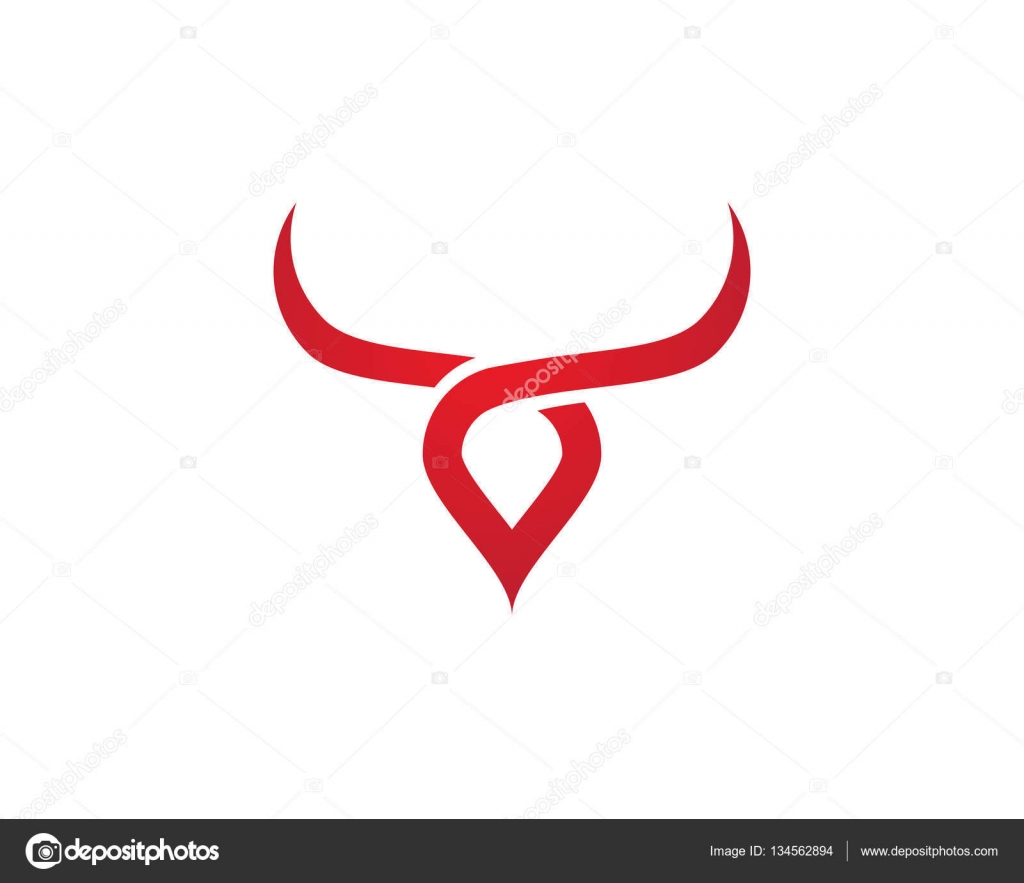 Bull horn logo and symbols animals — Stock Vector © elaelo 134562894