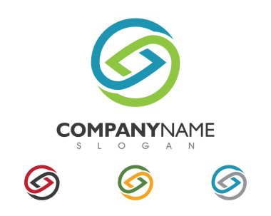 İş kurumsal soyut birlik vektör logosu tasarım şablonu