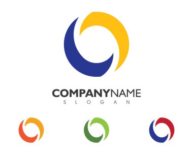 C Harfi Logo Şablonu vektör simgesi tasarımı