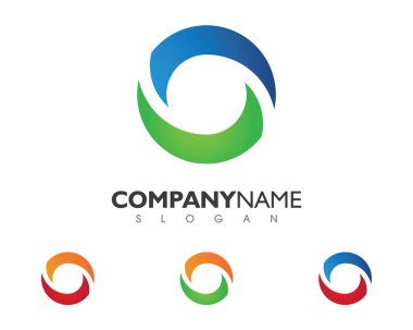 C Harfi Logo Şablonu vektör simgesi tasarımı