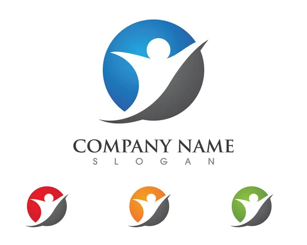 Health Logo Template — Stock Vector