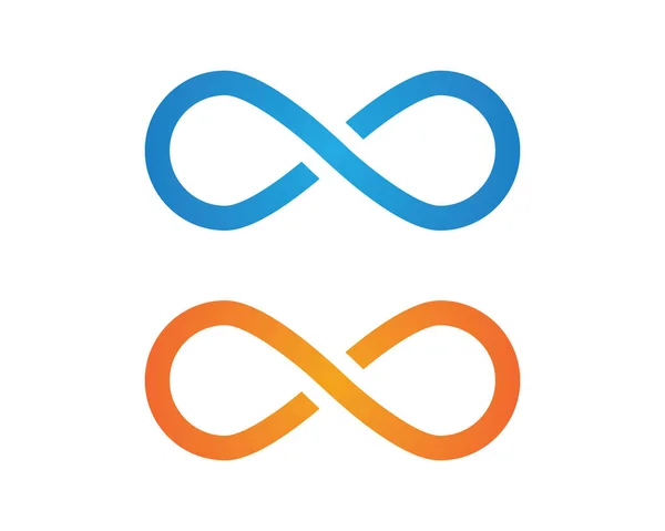 Infinity Design Infinity logo Vector Logotyp mall — Stock vektor