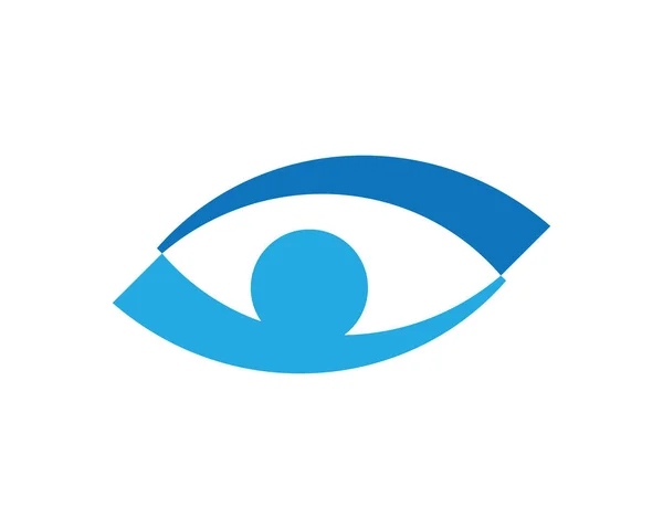 Identidad de marca Diseño del logotipo del vector de cuidado ocular corporativo — Archivo Imágenes Vectoriales