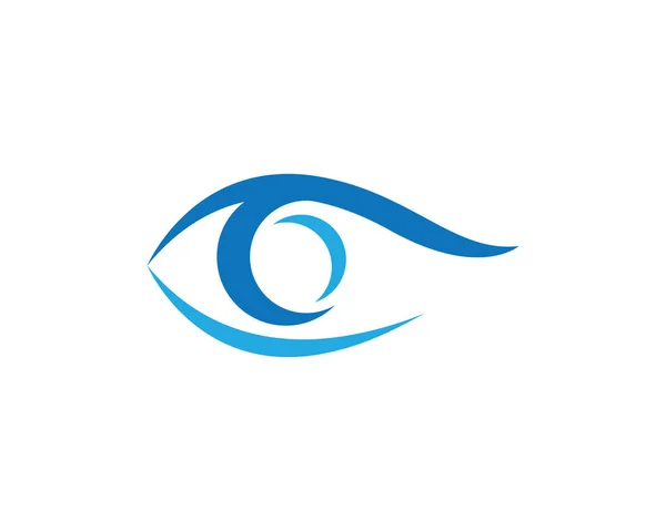 Identidad de marca Diseño del logotipo del vector de cuidado ocular corporativo — Vector de stock