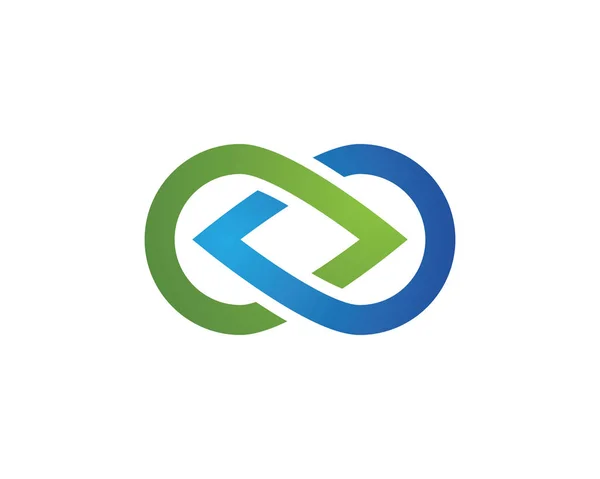 İş kurumsal soyut birlik vektör logosu tasarım şablonu — Stok Vektör