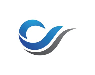 Deniz veya okyanus dalgaları, mavi su, sıçrama ve fırtına, vektör illüstrasyon