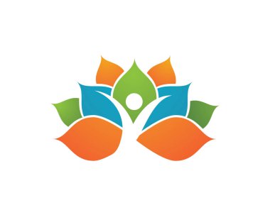 Güzellik Lotus Logo şablonu
