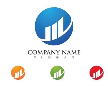 Business Finance profesyonel logo şablon vektör simgesi