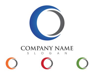 C Harfi Logo Şablonu vektör simgesi tasarımı