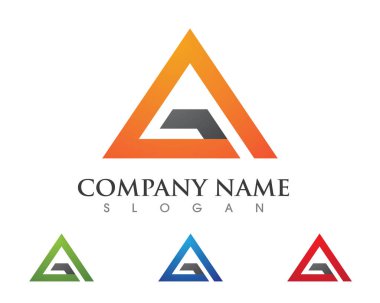 Bir Harf Logosu İş Şablonu Vektör simgesi