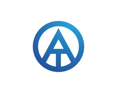 Bir Harf Logosu İş Şablonu Vektör simgesi