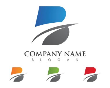B mektup daha hızlı Logo şablonu