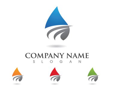 su damlası Logo Şablonu vektör çizimi tasarımı