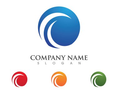 C Harfi Logo Şablonu vektör simgesi tasarımı