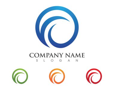 C Harfi Logo Şablonu vektör simgesi tasarımı
