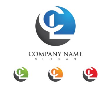 C Harfi Logo Şablonu vektör simgesi tasarımı