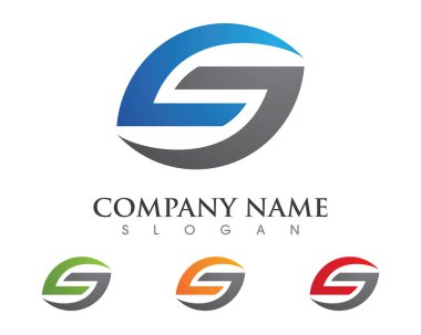 S Harfi Logo şablonu