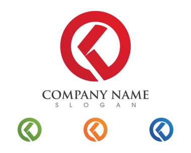 Ok vektör illüstrasyon simgesi Logo Şablonu tasarımı