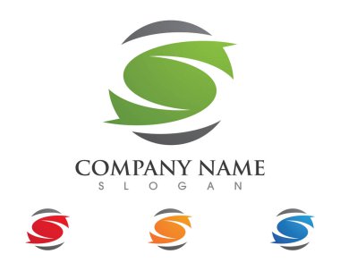 S Harfi Logo şablonu