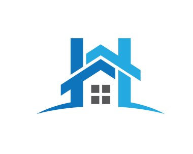 İş kurumsal simgesi için emlak ve inşaat Logo Tasarım