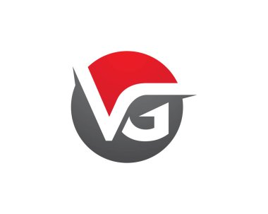 V Harfi Logo İş Şablonu Vektör Simgesi Simgesi