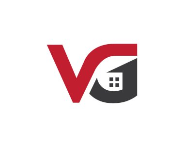 V Harfi Logo İş Şablonu Vektör Simgesi Simgesi