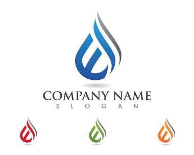 su damlası Logo Şablonu vektör çizimi tasarımı