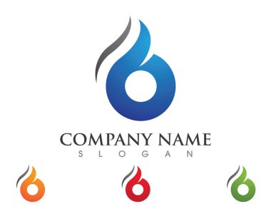 Kalkan logo şablonlu B Harfi