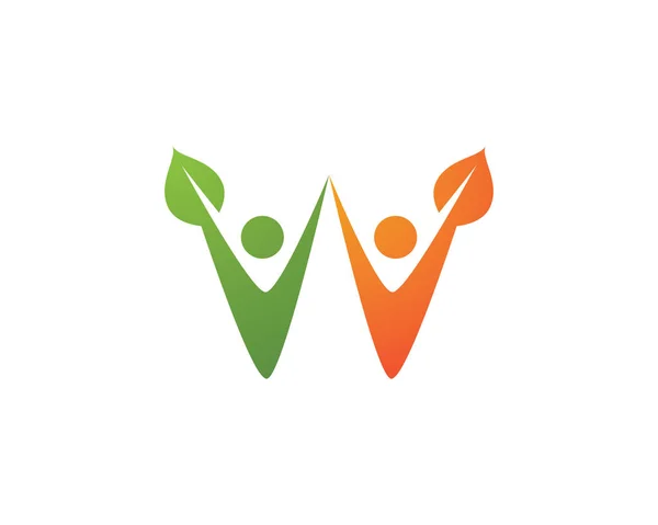 Logotipo de vida saudável —  Vetores de Stock