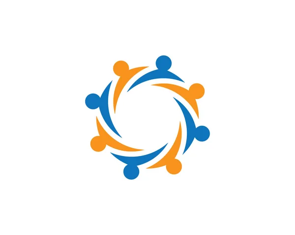 Спільнота догляд логотип — стоковий вектор