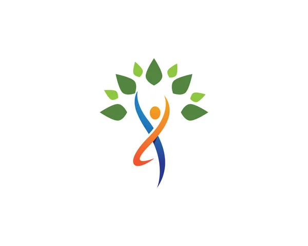 Modelo de logotipo de saúde —  Vetores de Stock