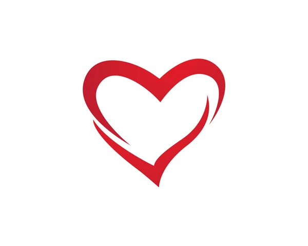 Πρότυπο διάνυσμα λογότυπου αγάπης — Διανυσματικό Αρχείο