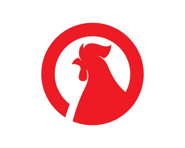 Szablon logo koguta — Wektor stockowy