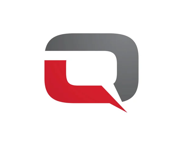 Q Літера Логотип Діловий шаблон Векторна піктограма — стоковий вектор