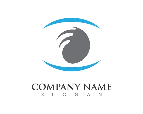 Identité de marque Corporate Eye Care conception de logo vectoriel — Image vectorielle