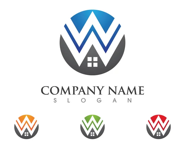 Modello logo di proprietà — Vettoriale Stock