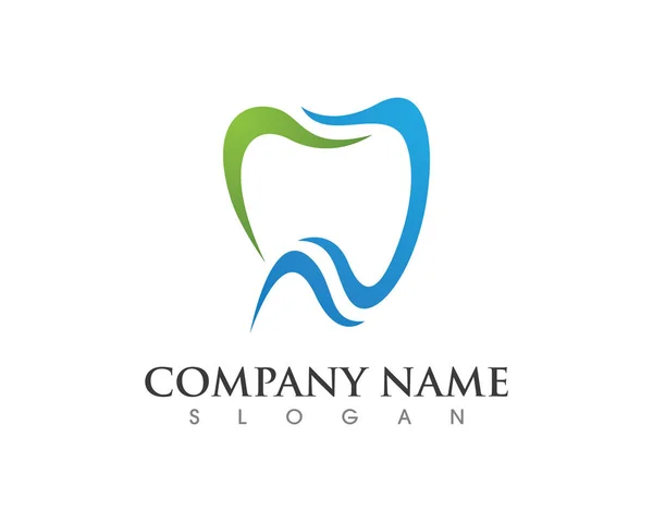 Логотип та символи стоматологічної допомоги — стоковий вектор