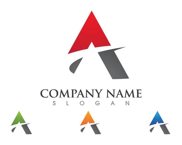 A levél logó üzleti sablon — Stock Vector