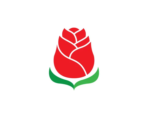 Rose flowers logo and symbols